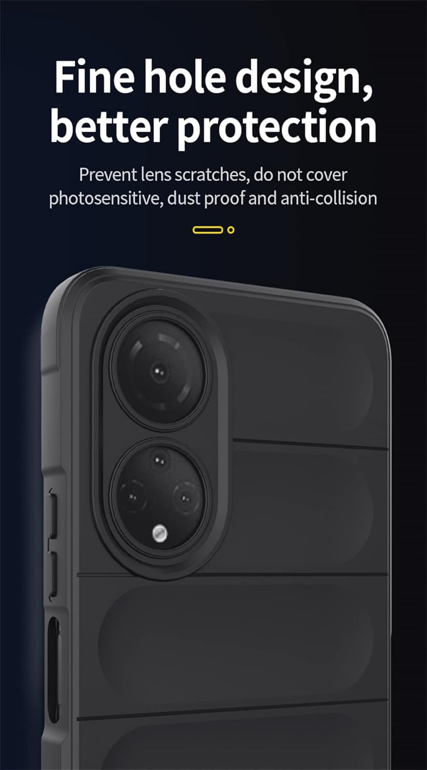 Funda compatible con Honor X7, ultra delgada, funda de silicona suave de TPU con parachoques de cuerpo completo, antiarañazos, a prueba de golpes,