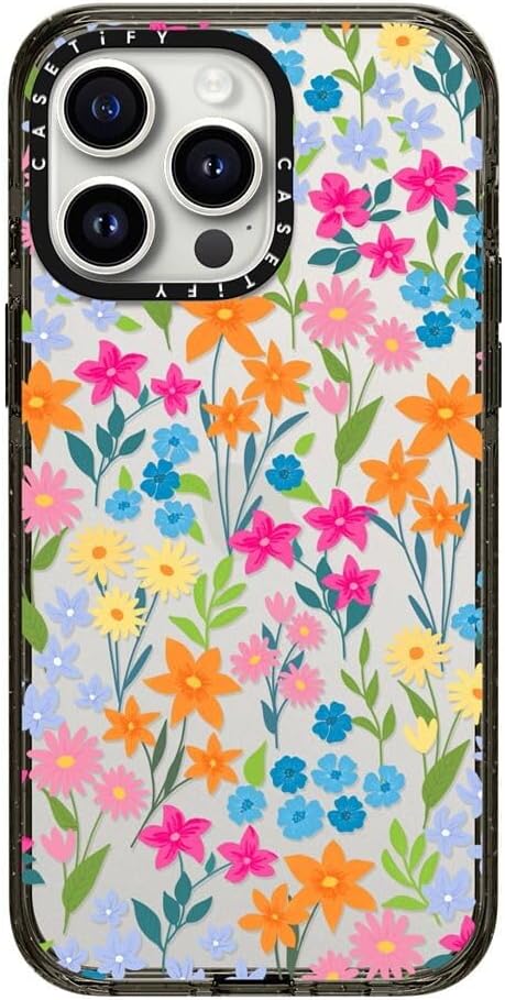 CASETiFY Impact – Funda para iPhone 15 Pro Max 4 veces probada contra caídas de grado militar, protección contra caídas de 8.2 pies – Estampado