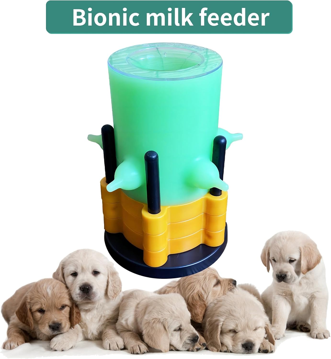 Cuenco para cachorros, comedero de leche de sílice para mascotas, alimentación ajustable en altura para bebés, mascotas, cachorros, gatitos, gatos,