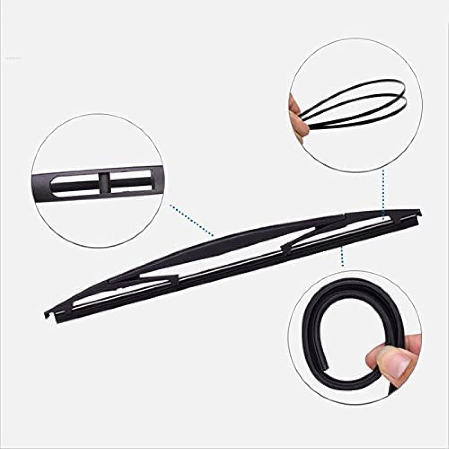 Rear Windshield Wiper Arm Blade Set,Fit for Vauxhall Fit for Opel Zafira A 1998-2005 16″ Rear Windshield Wiper Blade and Arm Replacement