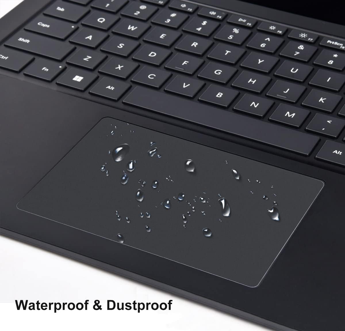 2 piezas Protector de trackpad para laptop Microsoft Surface 5 4 3 13.5 pulgadas, cubierta de almohadilla táctil, antiarañazos, antiagua, para