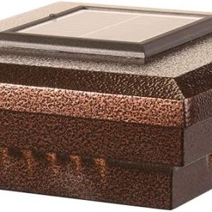 DEKOR Savvy – Luces solares LED para cubiertas, vallas, muelles, porches, iluminación exterior de bajo voltaje (veta de cobre oscuro, 5 12 pulgadas, DEKOR Savvy – Luces solares LED para cubiertas, vallas, muelles, porches, iluminación exterior de bajo voltaje (veta de cobre oscuro, 5 12 pulgadas,