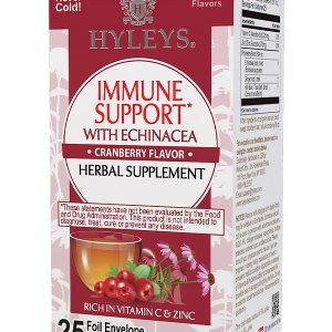 Hyleys – Té de inmunidad con sabor a arándano y equinácea, 25 bolsas de té (paquete de 1), apoya tu sistema inmunológico Hyleys – Té de inmunidad con sabor a arándano y equinácea, 25 bolsas de té (paquete de 1), apoya tu sistema inmunológico