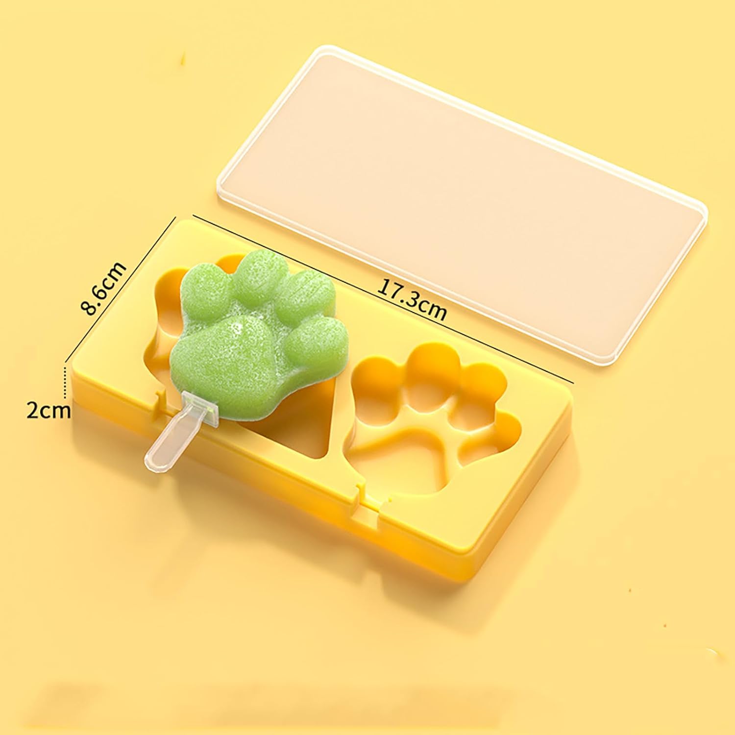 Molde de paleta para gato, molde de dragón, molde para palitos de paletas, molde para cubitos de hielo, molde para bandeja de hielo