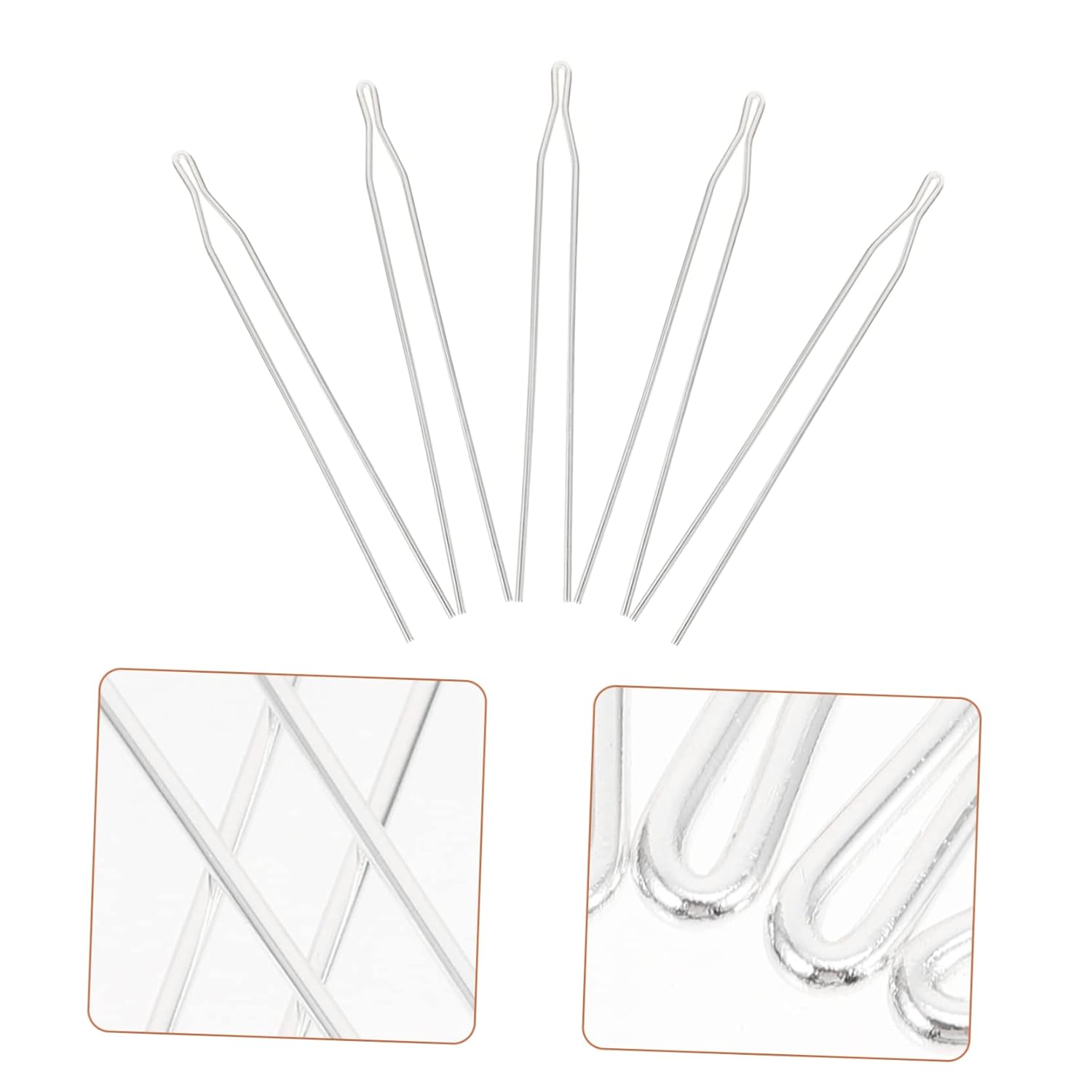 FRCOLOR 40 piezas de accesorios de joyería accesorios de peinado de novia clip de pelo abrazaderas de metal retro palos de pelo DIY palillos de pelo
