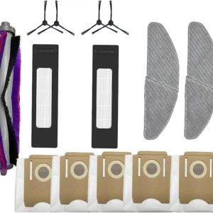 Cepillo lateral principal para aspiradora, filtro HEPA, consumibles de tela reemplazables, compatible con Midea S8 S8 + bolsa de polvo robot de Cepillo lateral principal para aspiradora, filtro HEPA, consumibles de tela reemplazables, compatible con Midea S8 S8 + bolsa de polvo robot de