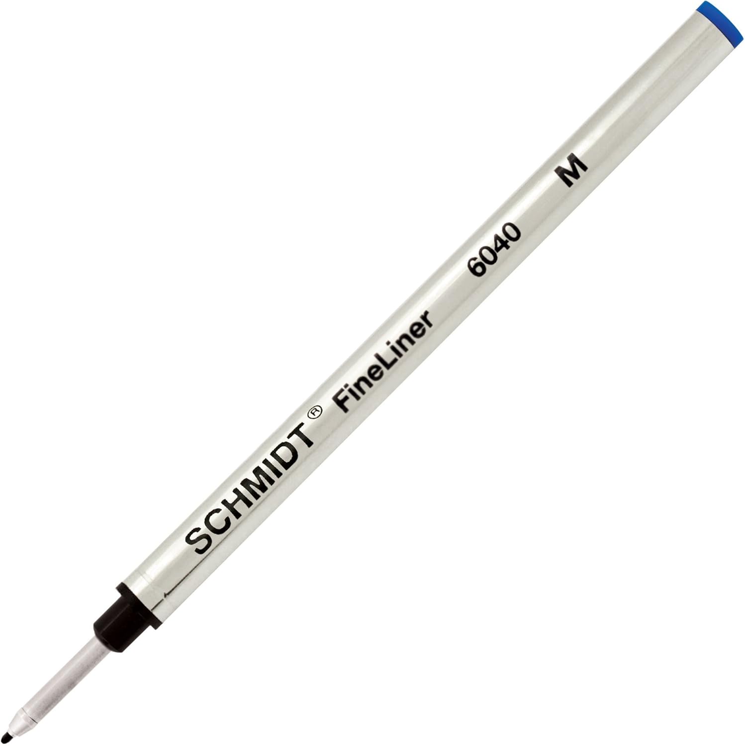 SCHMIDT 6040 Fineliner con recambio de resorte 0.039 in, punta azul, paquete de 2 ampollas (SC58118)