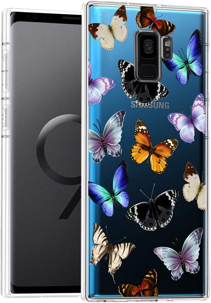 Yerebel Funda para Galaxy S9, funda para Samsung S9, funda transparente y flexible de TPU de silicona suave de goma suave para Samsung Galaxy S9
