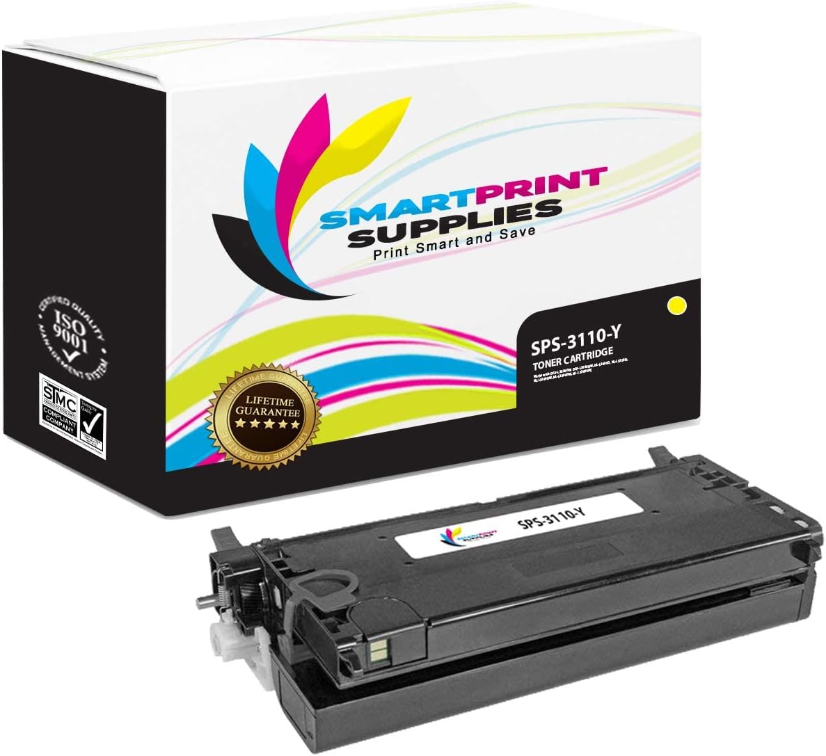 Smart Print Supplies Cartucho de tóner compatible 3110CN 3315CN de repuesto para Dell 310-8094 310-8096 310-8098 (cian, magenta, amarillo), paquete