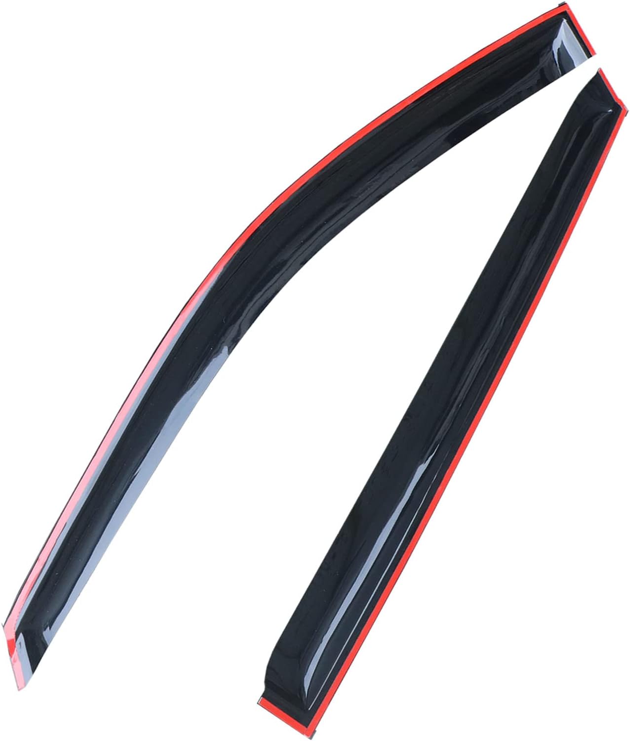Protector de lluvia para ventana de coche (negro 4)