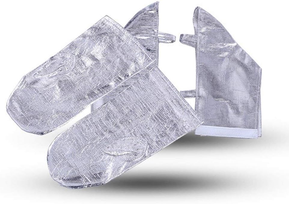 Traje resistente al fuego, radiación térmica, 1000 grados, resistente al calor, aluminizado, ropa ignífuga, incluye 1 abrigo, 1 pantalón, 1 casco, 1