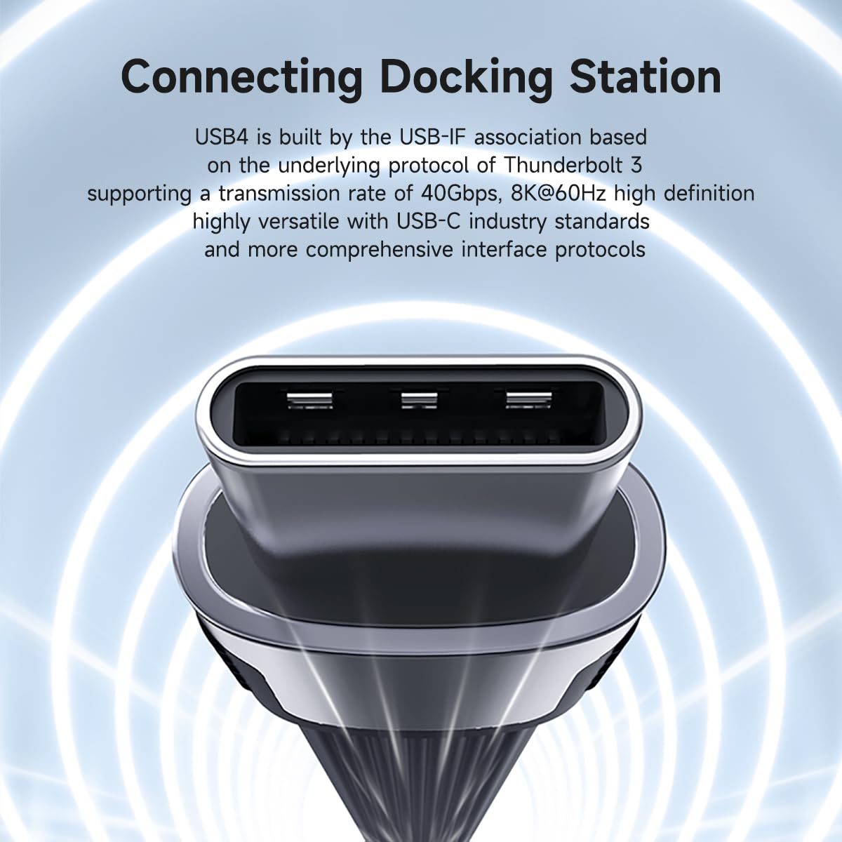 Hagibis Cable USB 4 de 0.4 pies, cable USB C de carga de 240 W, transferencia de datos de 40 Gbps, pantalla de video 8K 60Hz para iPhone 15 Pro Max,