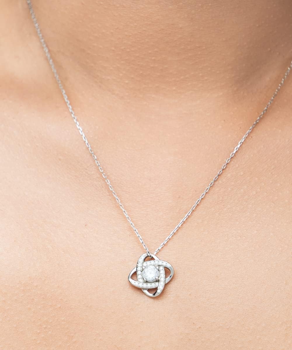 Collar para novia con mensaje personalizado, regalo de aniversario de boda o Navidad, cadena para novia