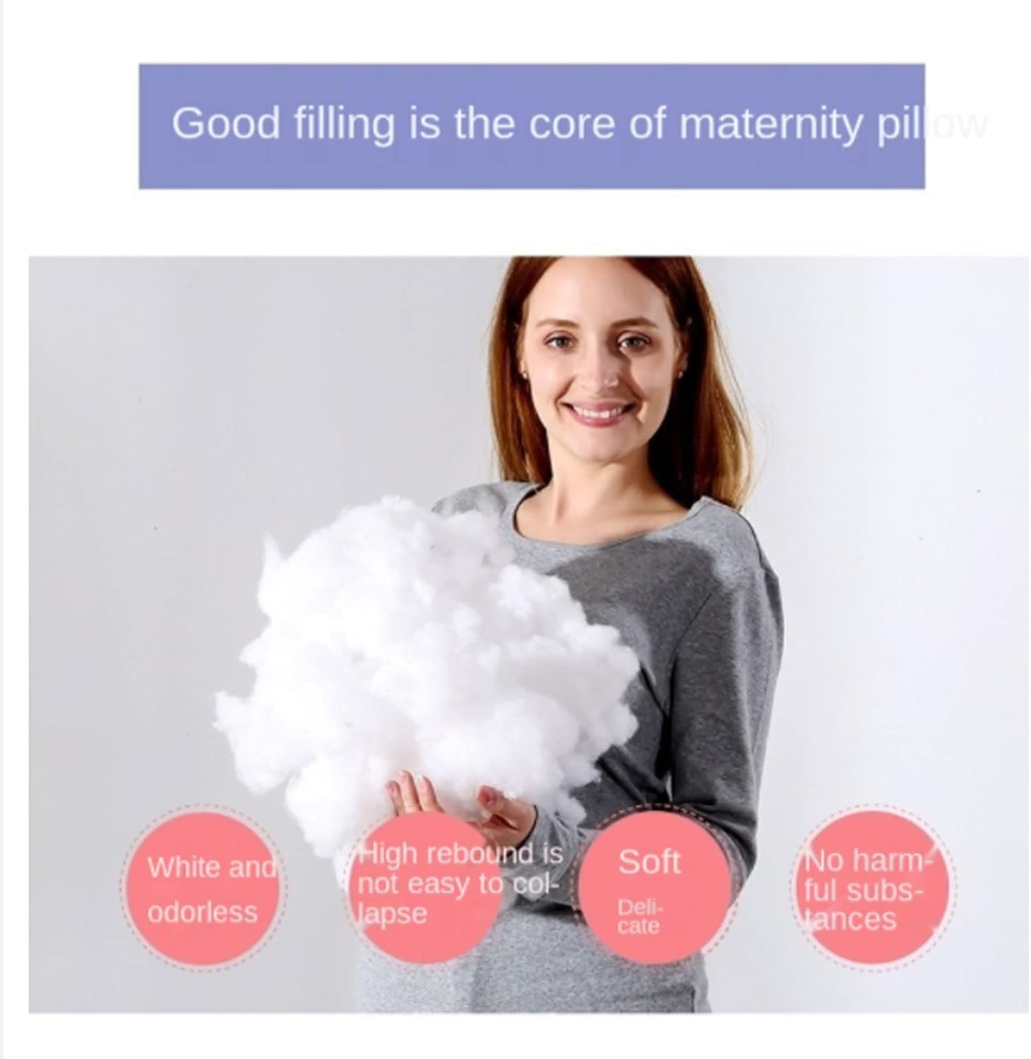 Pregnancy Pillows C-Shape Full Body Pillow and Maternity Support with Velour Cover Support for Back HIPS Legs Belly a Must Have for Pregnant Women