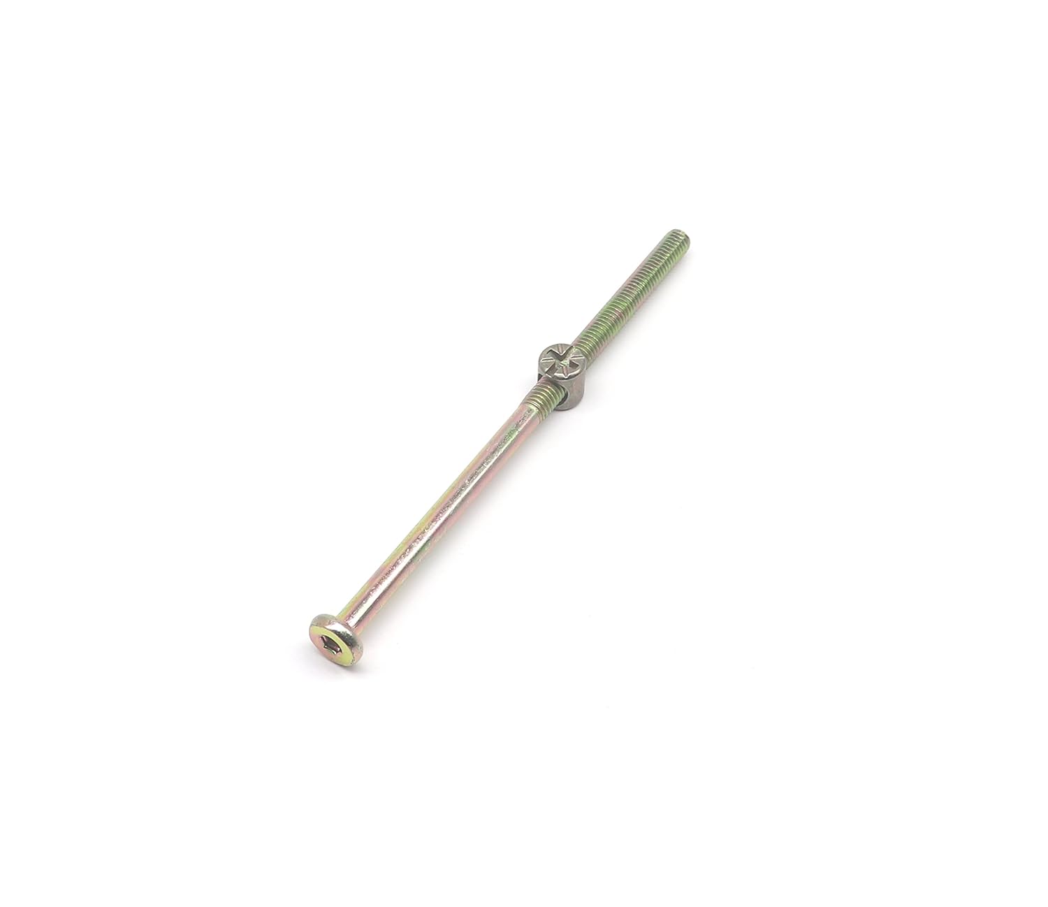 binifiMux – Pernos para litera, paquete de 12 tornillos hexagonales M6x120mm, tornillos de casquillo y tuercas de barril para muebles, sillas,