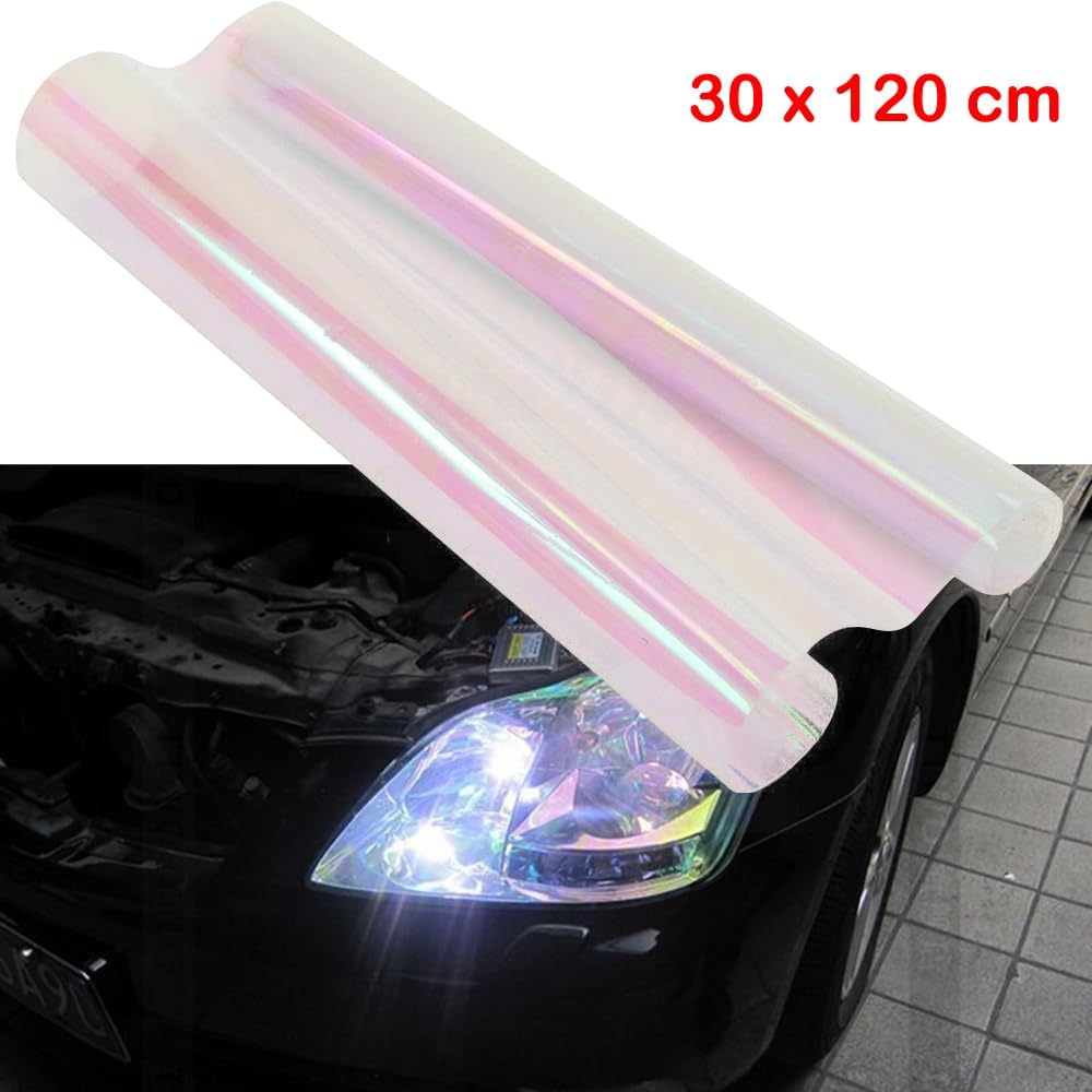 VICASKY Calcomanías de vinilo para faros delanteros de automóvil, envoltura de automóvil, calcomanías de bricolaje para luz antiniebla, película de