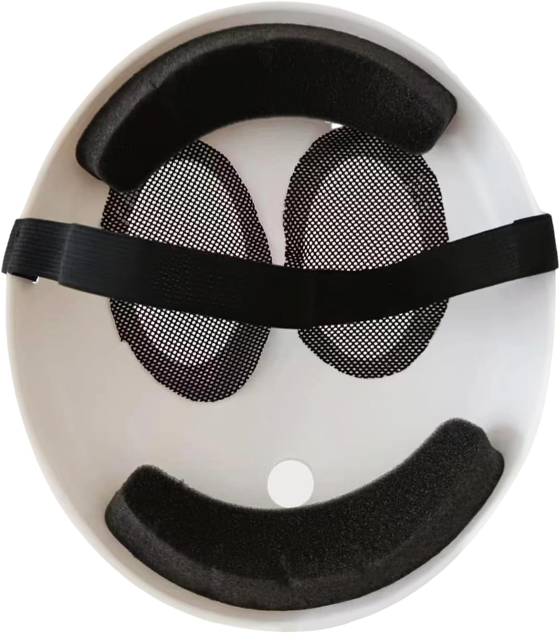 Máscara de chico tímido, máscara de anime blanca, máscara de Halloween, máscara divertida para disfraz de Halloween, accesorios de cosplay