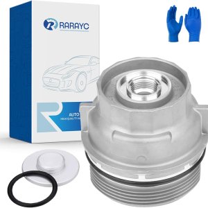 Tapa de carcasa del filtro de aceite + enchufe compatible con Toyota Replace 15620-31060 15643-31050 1562031060 1564331050 Tapa de carcasa del filtro de aceite + enchufe compatible con Toyota Replace 15620-31060 15643-31050 1562031060 1564331050