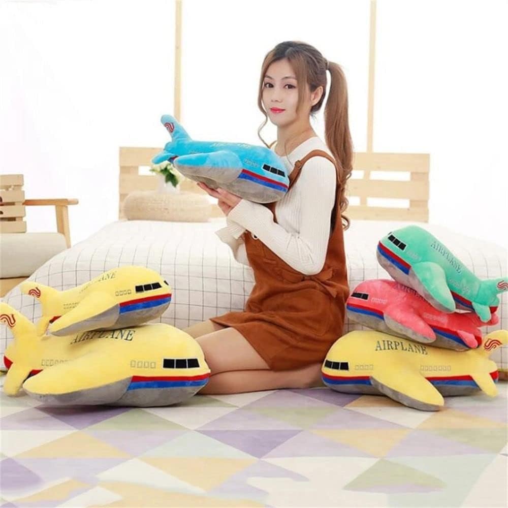 Juguetes de peluche modelo de avión, regalos para niños, regalos de cumpleaños para niños, almohada rellena de aviones para relleno de calcetines de
