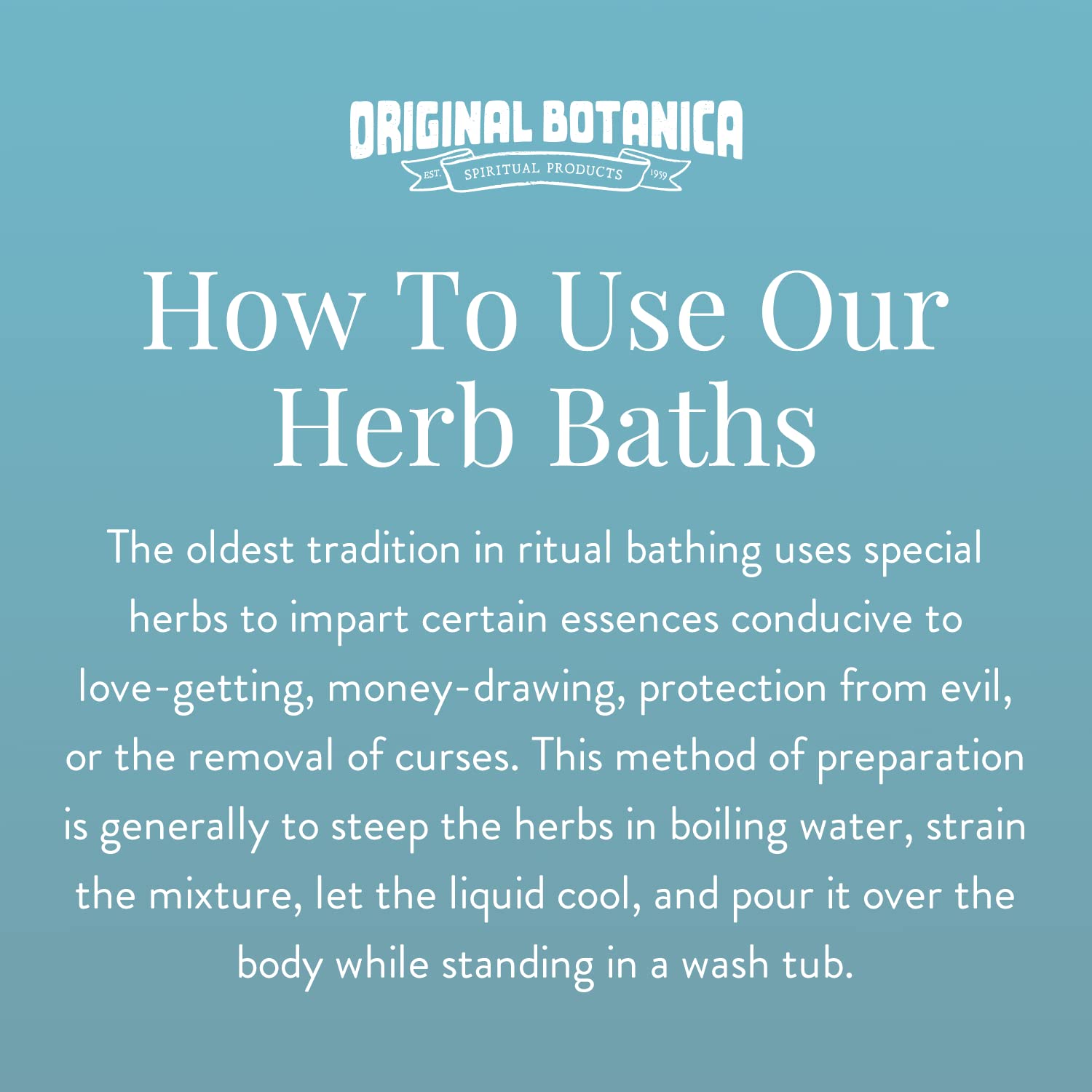 Original Botanica Baño de hierbas de buena suerte Limpieza espiritual Lavado corporal Ritual Protección de energía negativa Purificación de hierbas