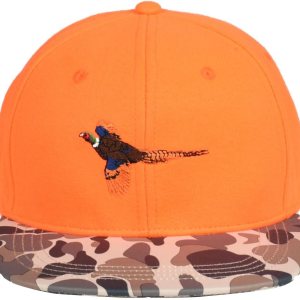 Performance Outdoorsman Snapback – Sombrero de camión con ala plana, bordado de animales único Performance Outdoorsman Snapback – Sombrero de camión con ala plana, bordado de animales único