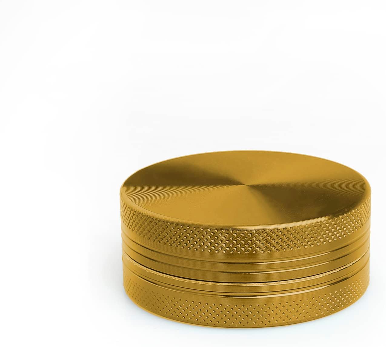 Spice Grinder Crasher – Molinillo de especias de tamaño portátil de 2 pulgadas con tapa magnética, color dorado