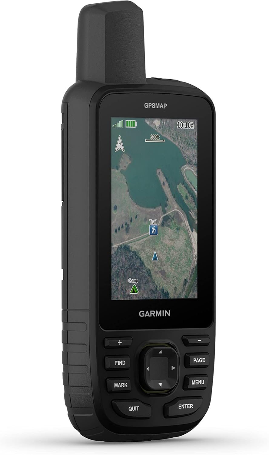 Wearable4U – Garmin GPSMAP 67 Rugged Senderismo de mano, soporte GNSS ampliado, pantalla de 3 pulgadas con paquete de energía