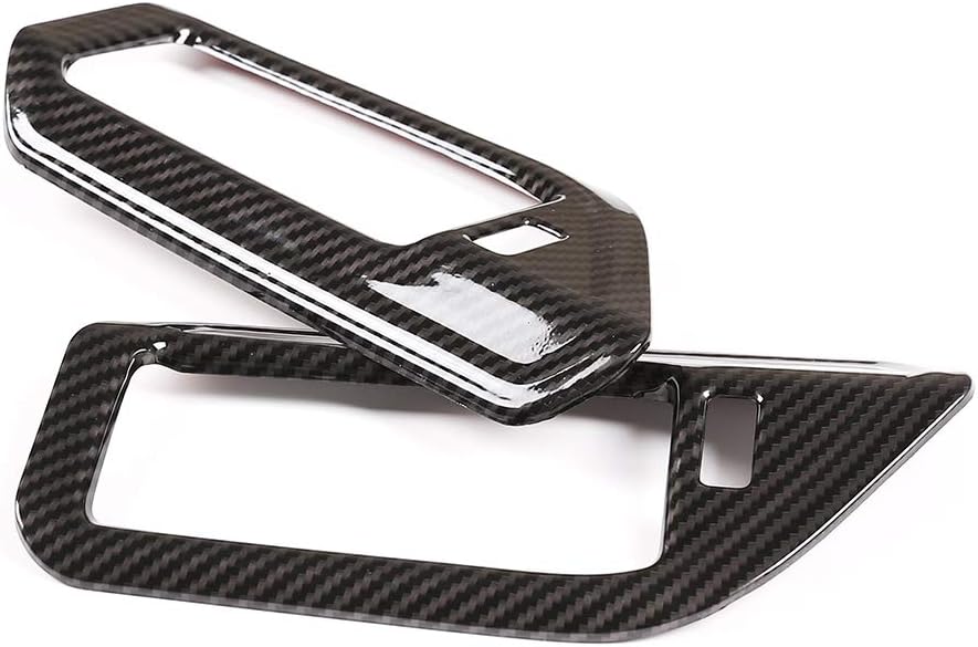 YIWANG – Marco de ventilación de plástico ABS para interior de coche, 2 unidades, para BMW X5 G05 2019 2020