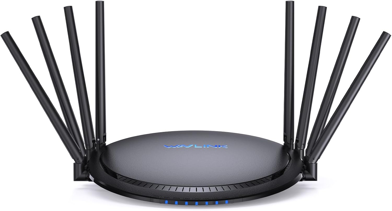 WAVLINK Enrutador WiFi AC3000 Tri-Band Wireless Internet Router Gigabit con puerto Ethernet WANLAN de 1000 Mbps, puerto USB 3.0, compatible con modo