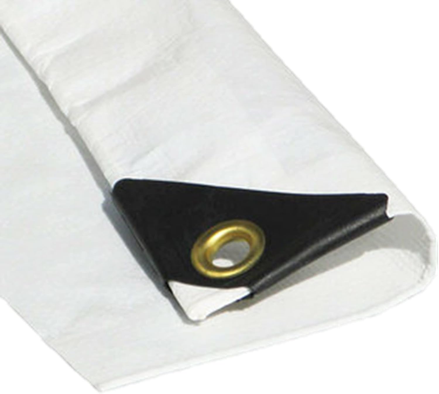 X1 Tarps – Lona resistente de 0.472 in de color blanco de 7 x 14 pulgadas con protección UV