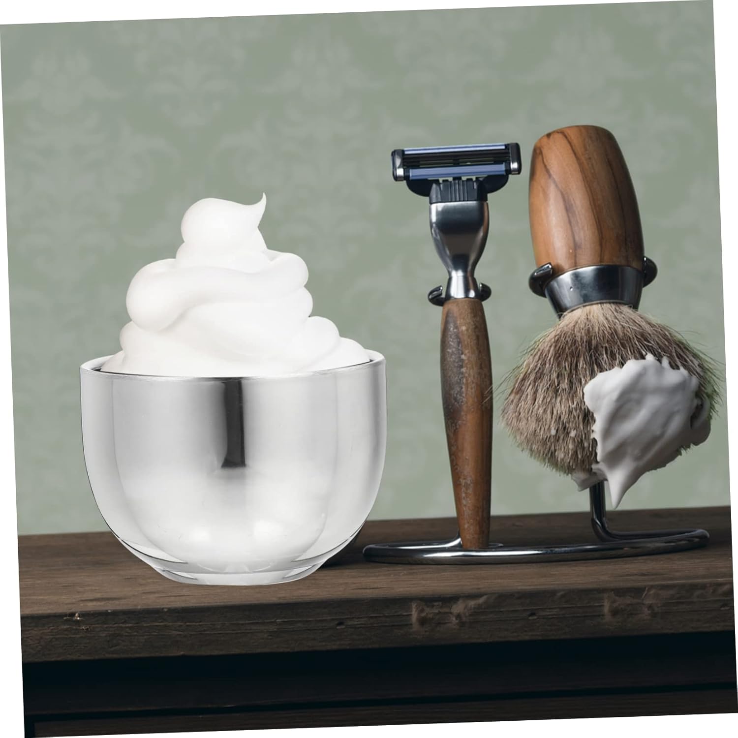 4 piezas de jabón de afeitar tazón de Afeitar para hombres rasuradora de barba para hombres rasuradora de barba para hombres