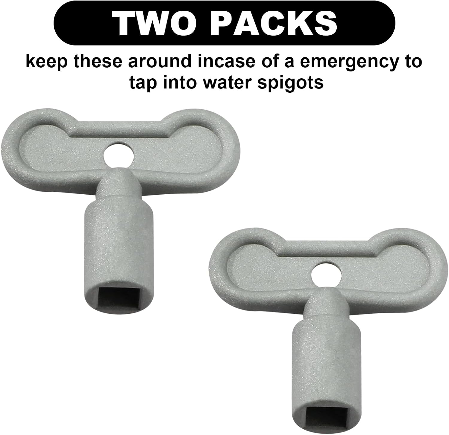 VIDABTE 80132-516 pulgadas llave de agua, llave Sillcock, llave de grifo de agua, mango de grifo al aire libre, llave de cierre de agua, mango