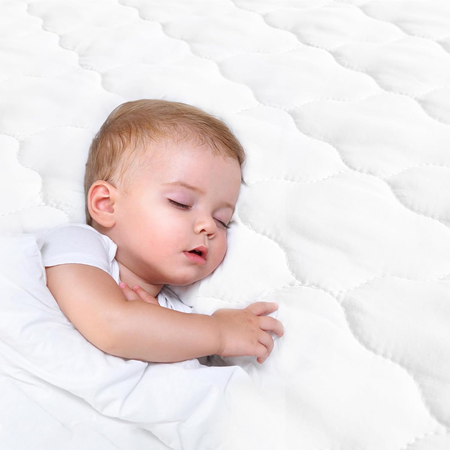 Protector de colchón de moisés, se adapta a moisés UPPAbaby de 14 x 30 pulgadas y cuna de bebé Snoo Smart Sleeper, ultra suave y agradable al tacto,