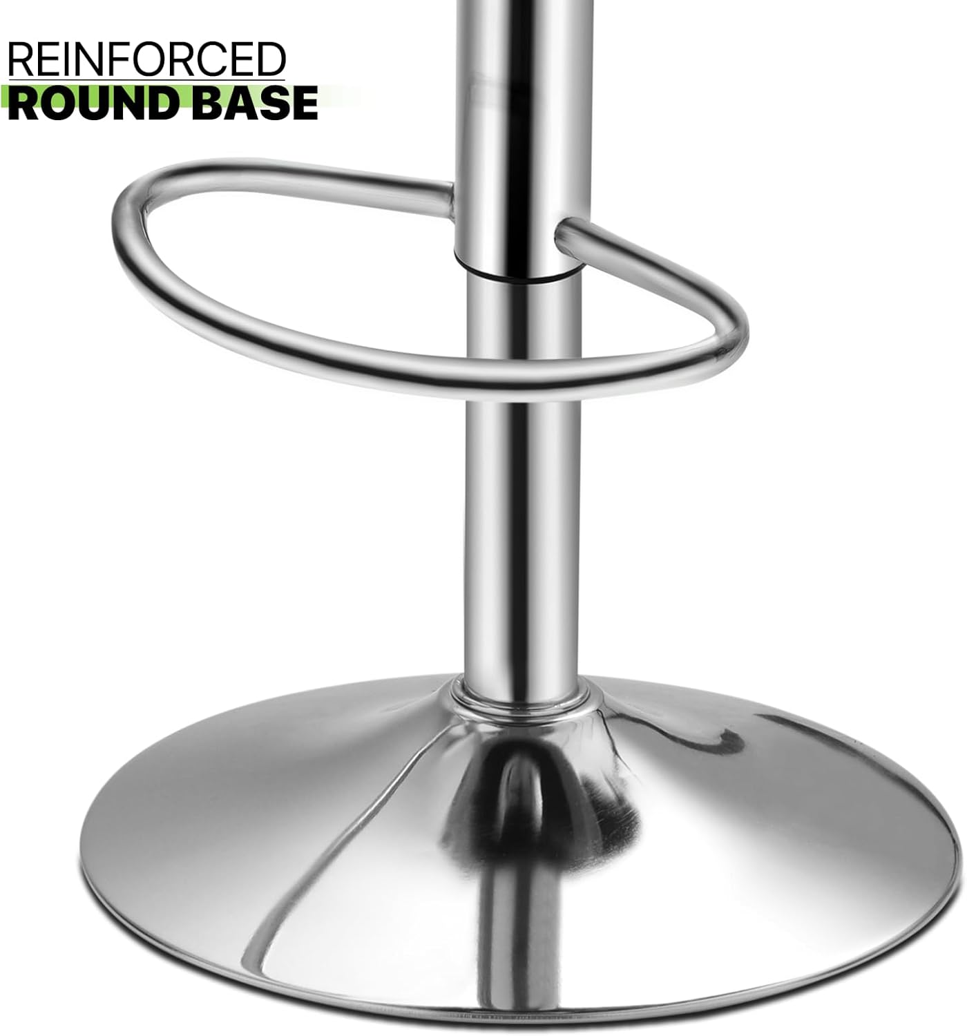 Taburetes de bar giratorios de altura de mostrador ajustable, silla de comedor moderna, taburete alto con respaldo para isla de cocina, gris