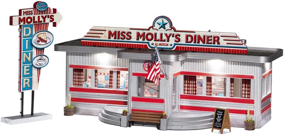 Woodland Scenics BR5870 O Miss Molly’s Diner