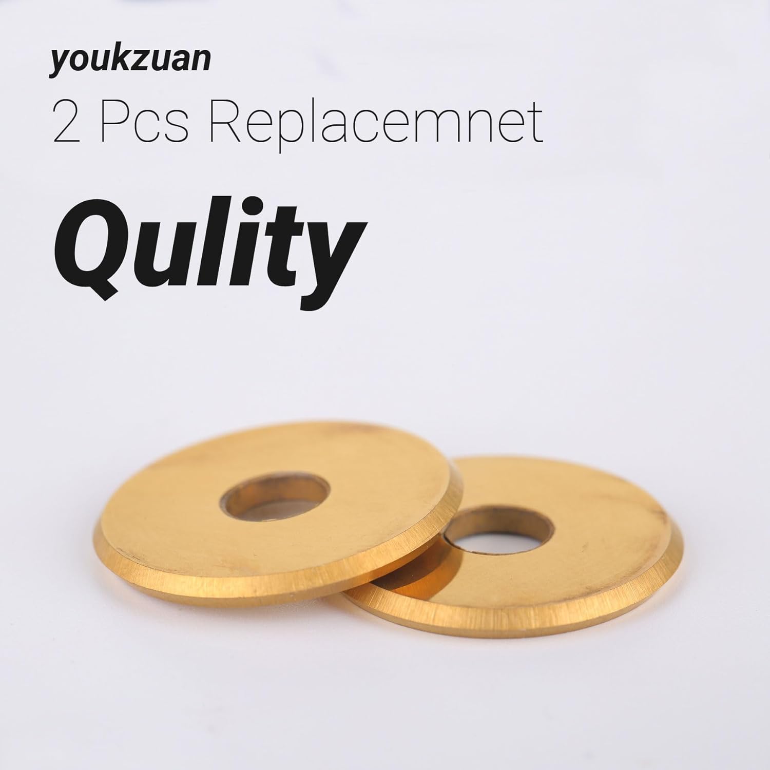 2 piezas de repuesto de rueda de corte de azulejos de carburo de tungsteno de 78 pulgadas (22mm6mm2mm), rueda de puntuación de azulejos, reforma tu
