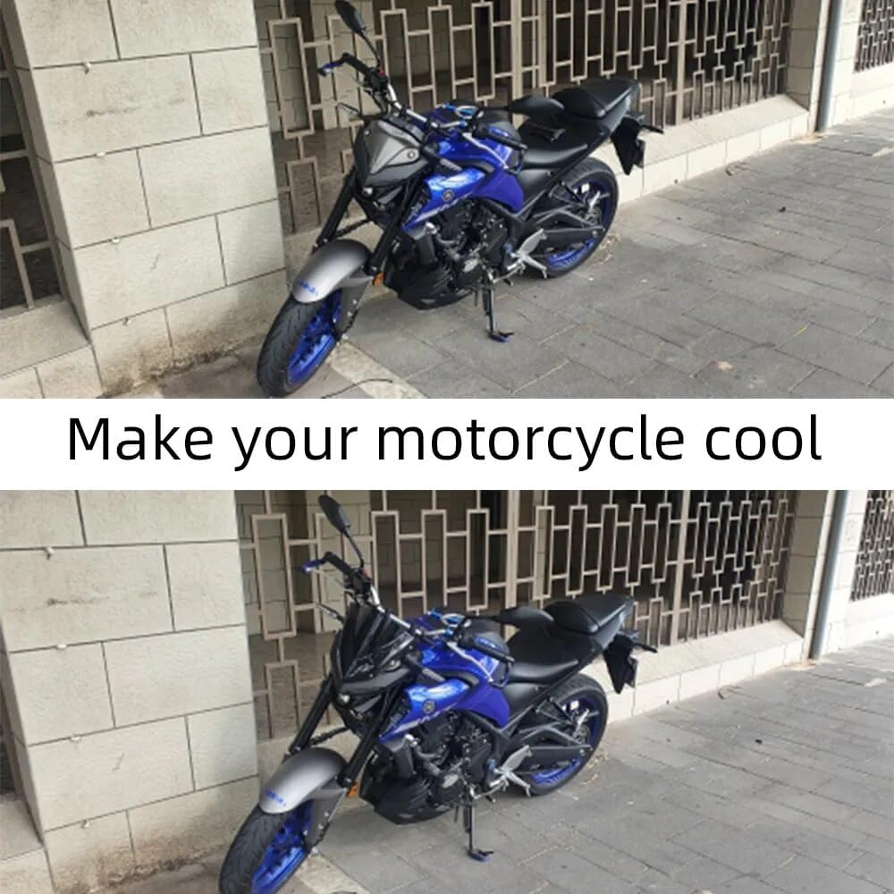 Motorcycle Windshield Motorcycle Windscreen Wind Screen Deflector Windshield Compatible with MT-03 MT03 MT 03 2020 2021 MT25 MT 25 MT-25 2020 2021