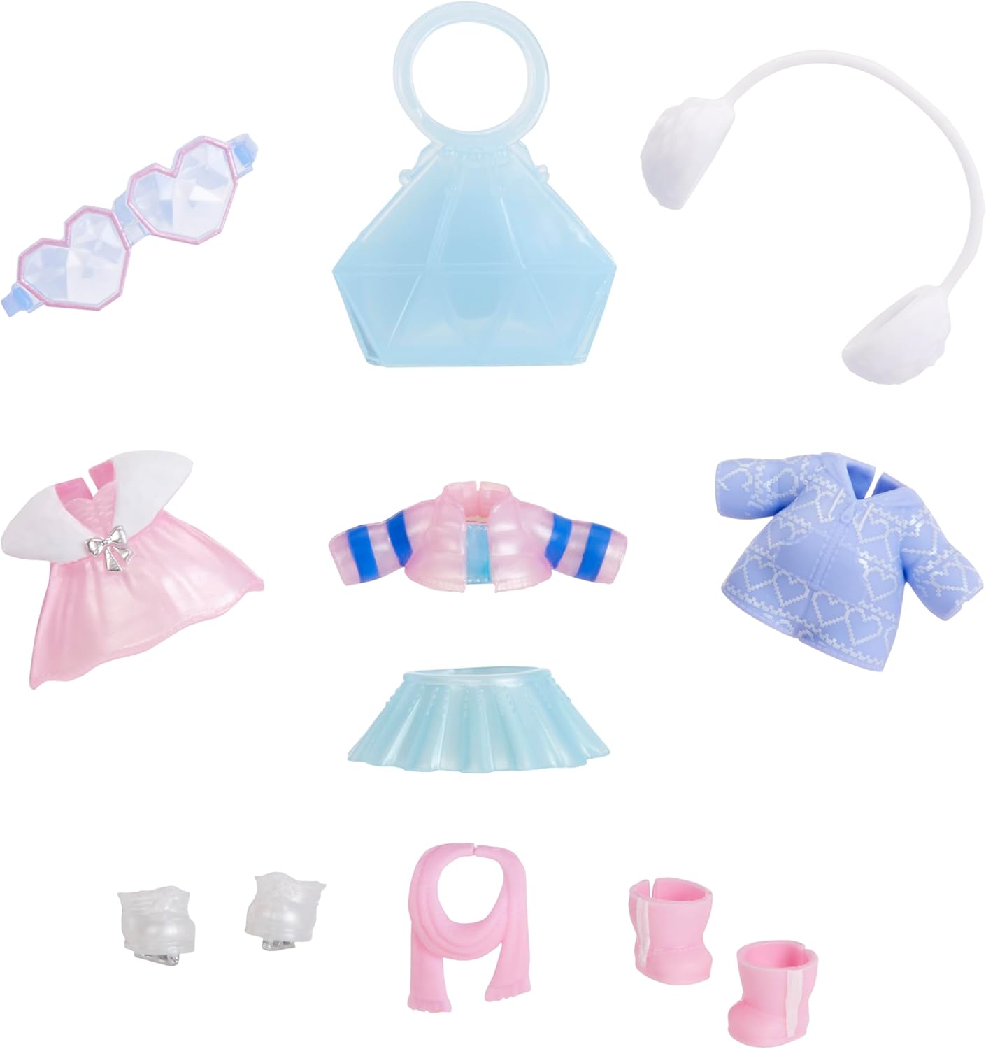 LOL Surprise Fashion Packs estilo invierno  6 estilos únicos cada uno con (3) trajes, (2) pares de zapatos, (4) accesorios  Mezcla y combina estilos