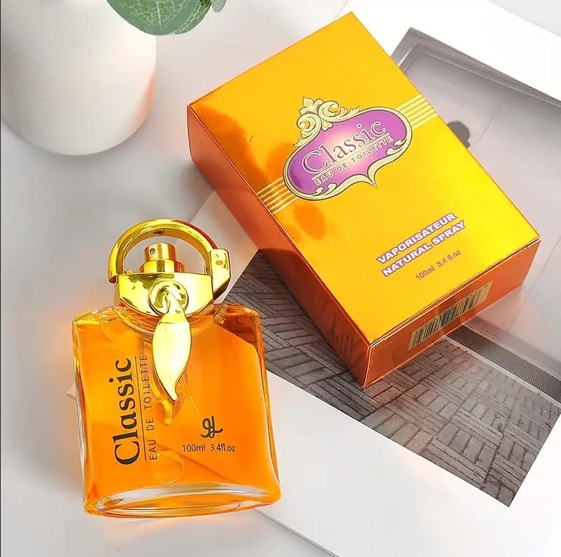 Perfumes árabes para hombres, 3.4 fl oz musulmán Eau de Parfum Toilette Halal Dubai Retro Fragancias Concentradas de Larga Duración Perfume Esencial