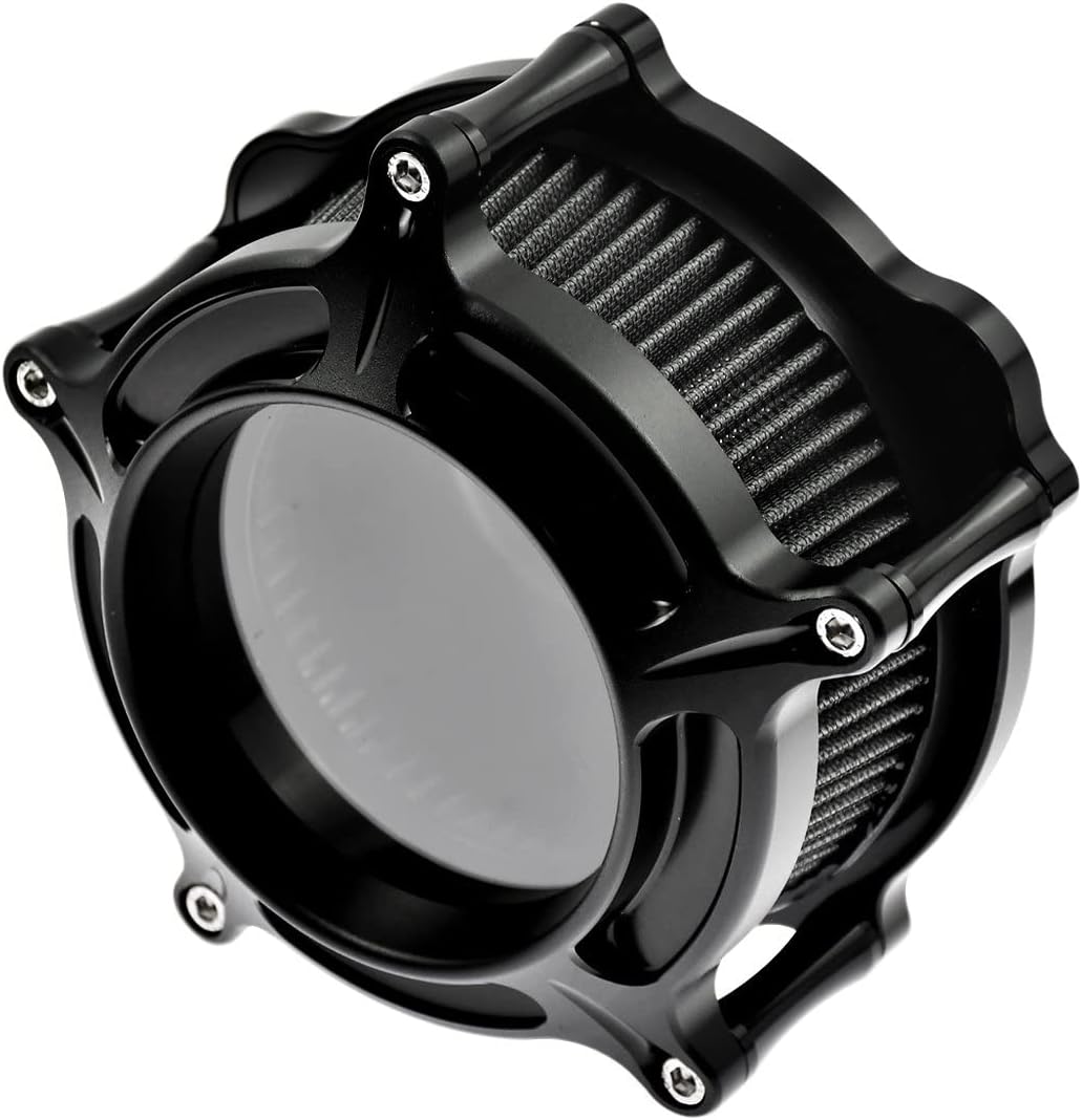 HDBUBALUS Filtro de aire CNC para motocicleta, filtro de aire, sistema de admisión apto para Harley Touring Trike Street Glide Road Glide Softail