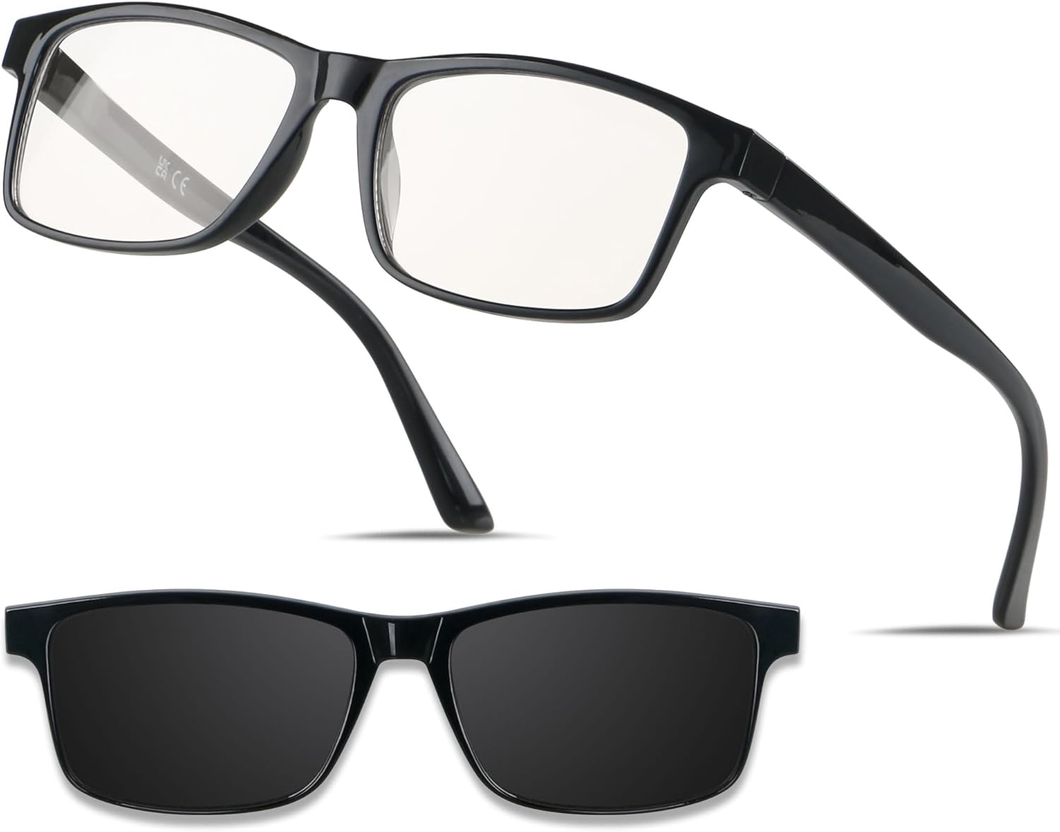 ANDWOOD Lentes de lectura polarizados con bloqueo de luz azul, para hombres y mujeres, protección UV