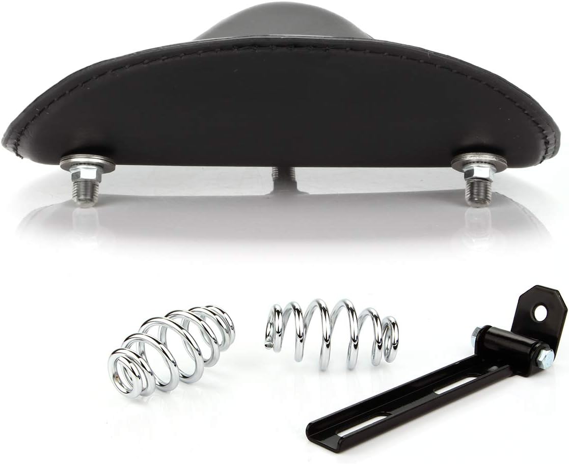 Kit de soporte de montaje de muelles de asiento de motocicleta de cuero compatible con Harley Honda, Yamaha, Kawasaki, Suzuki, Sportster, Bobber