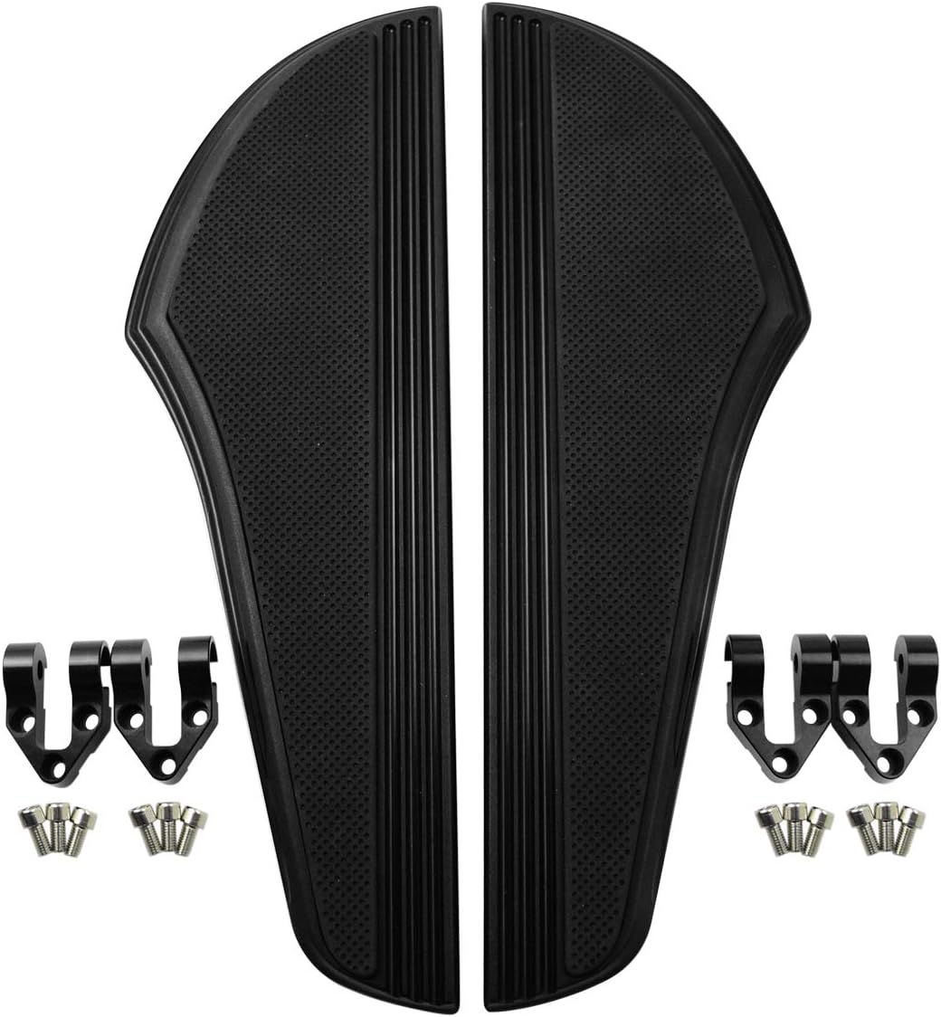 YHMTIVTU Rider – Estribo delantero estirado para Harley Touring Street Road Glide King Softail 2000-2021, color negro