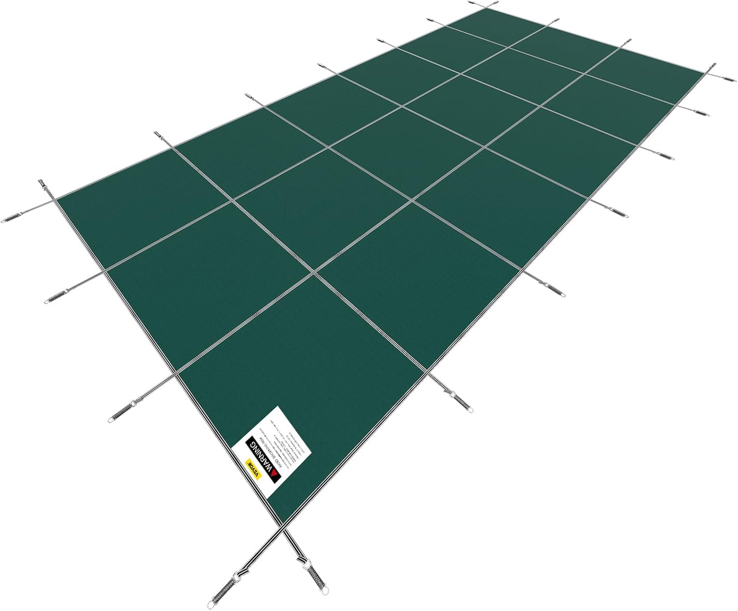 Happybuy – Cubierta de seguridad para alberca rectangular de 14 x 26 pies  4.26 x 7.92 metros, cubierta de seguridad para alberca de malla verde,
