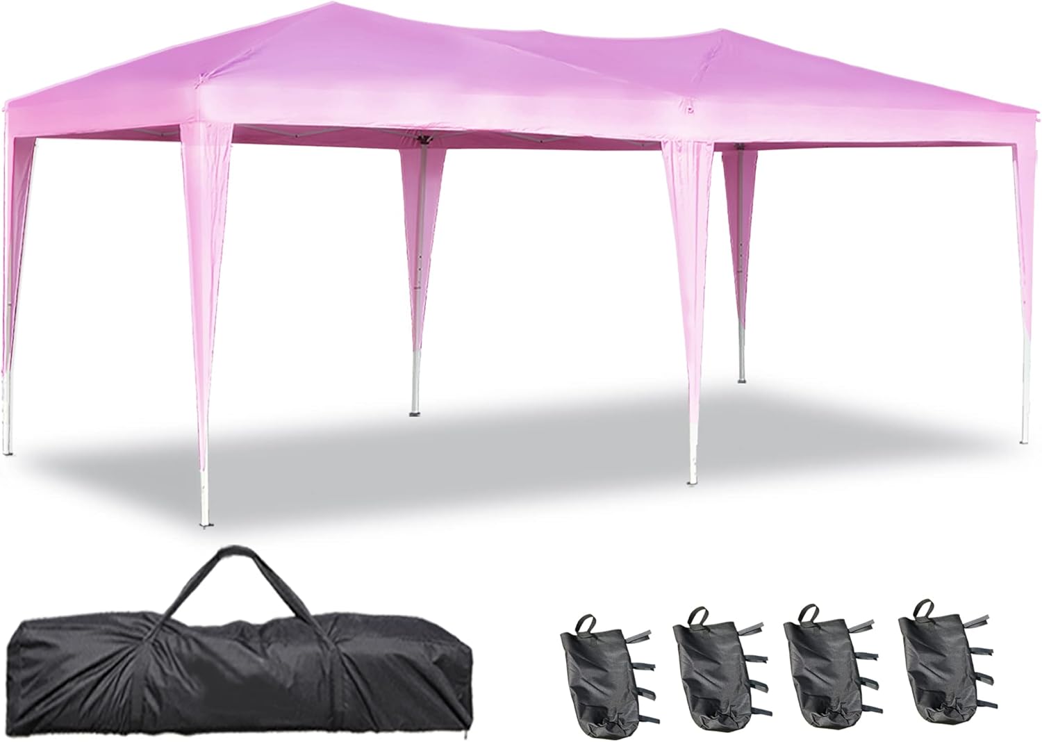 Tienda de campaña desplegable de 10 x 20 pies, para exteriores, comercial, instantánea, portátil, para fiestas, tienda de campaña de playa, refugio