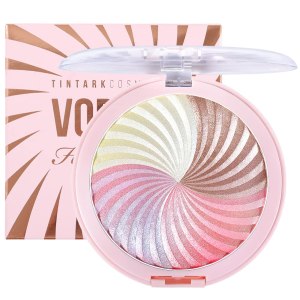 Paleta de resaltadores Vortex de gran tamaño de 4 pulgadas para cara, cuerpo, mejillas, ultra brillante, compacto, sin talco, iluminador brillante Paleta de resaltadores Vortex de gran tamaño de 4 pulgadas para cara, cuerpo, mejillas, ultra brillante, compacto, sin talco, iluminador brillante