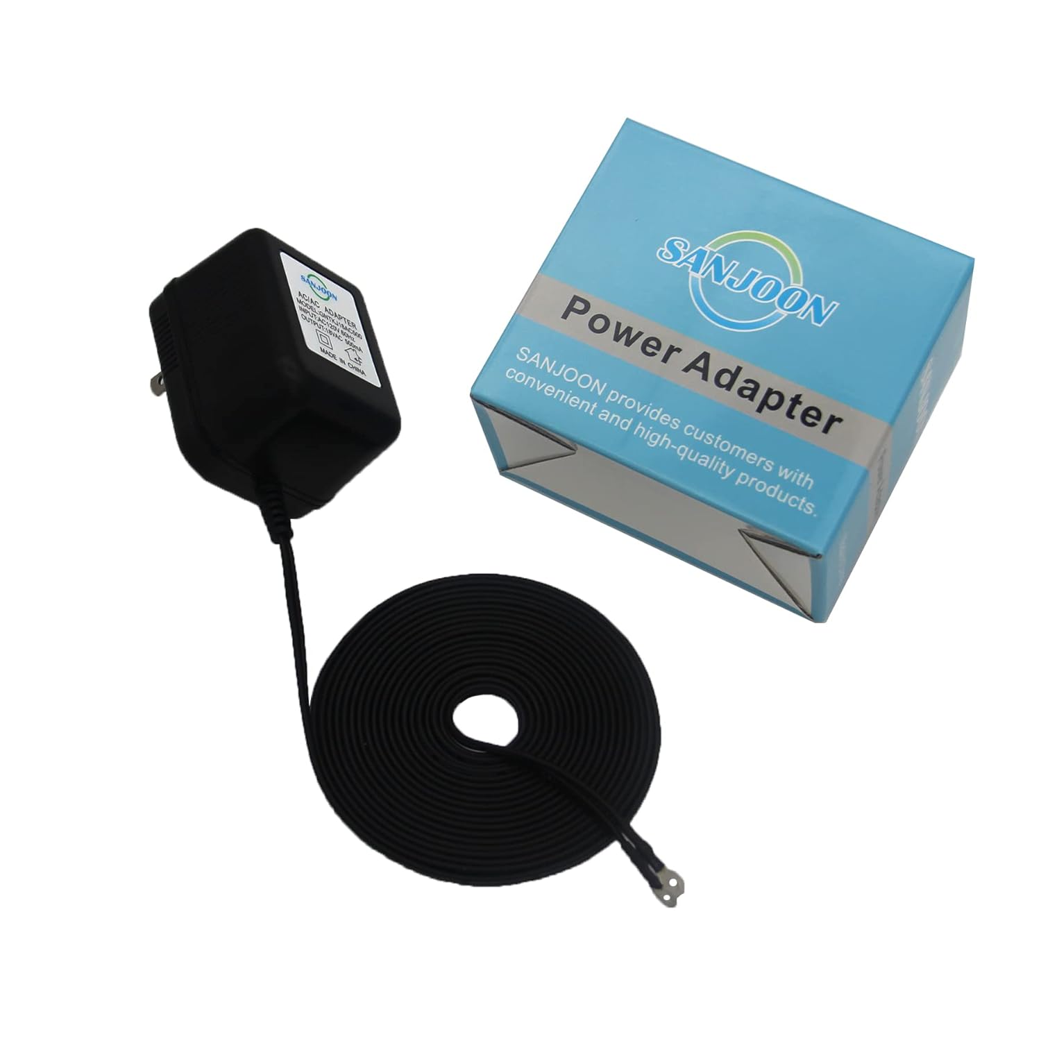 Timbre de puerta de 26 pies Transformador 18V500mA Adaptador de corriente para timbre de video Ring Nest Eufy Wyze Arlo Timbre de puerta inalámbrico