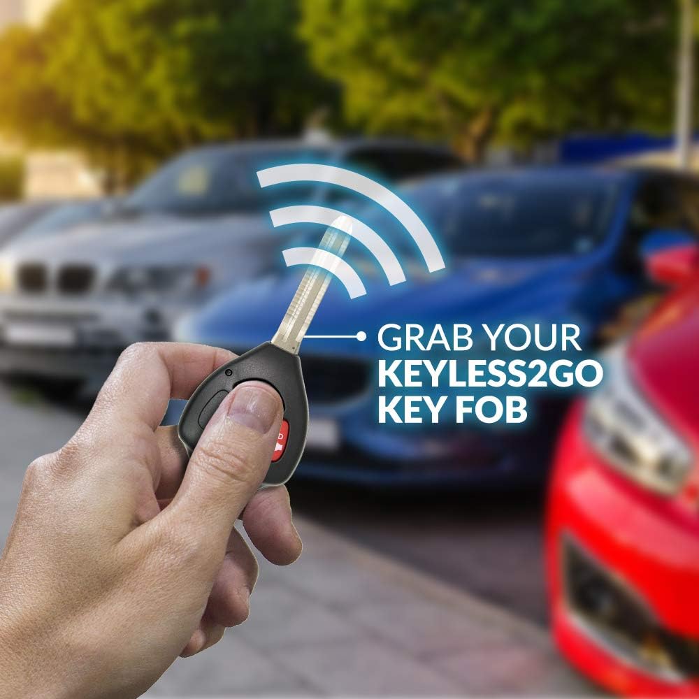 Keyless2Go Repuesto de llave con control a distancia para vehículos que utilizan MOZB41TG con chip 4D67.