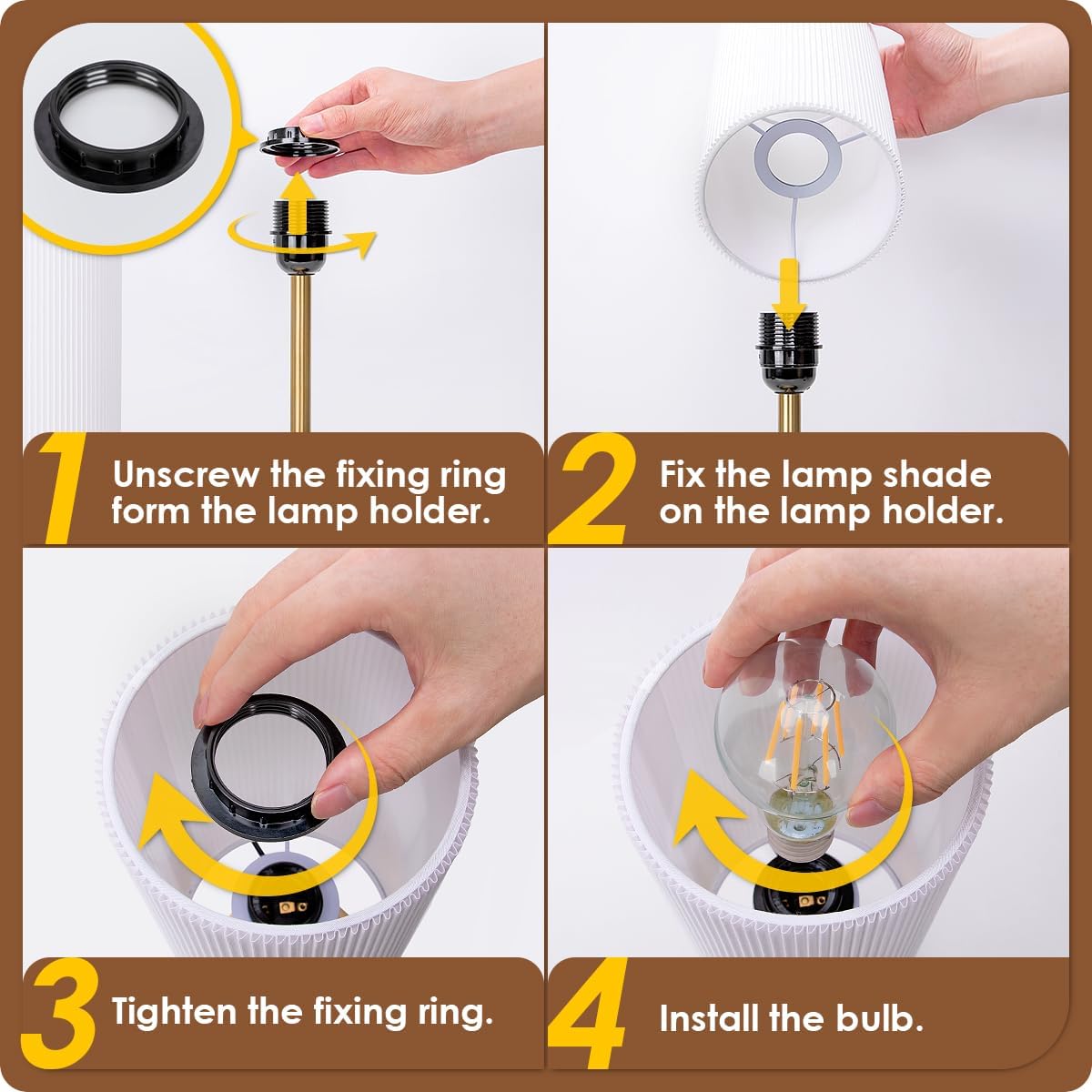 Yarra-Decor Lámpara de noche con puertos de carga USB A+C, juego de dos  Mesa de control táctil para dormitorio, mesa de noche regulable de 3 vías,