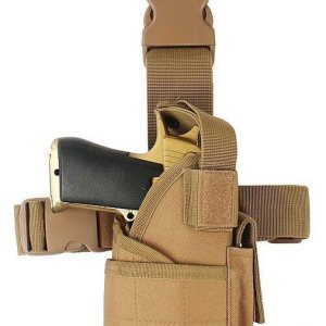 Funda de pierna caída, arnés de pierna táctica para muslos para diestros Funda de pierna caída, arnés de pierna táctica para muslos para diestros